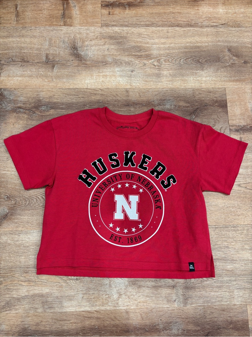 University of Nebraska Huskers Red Crop Tee